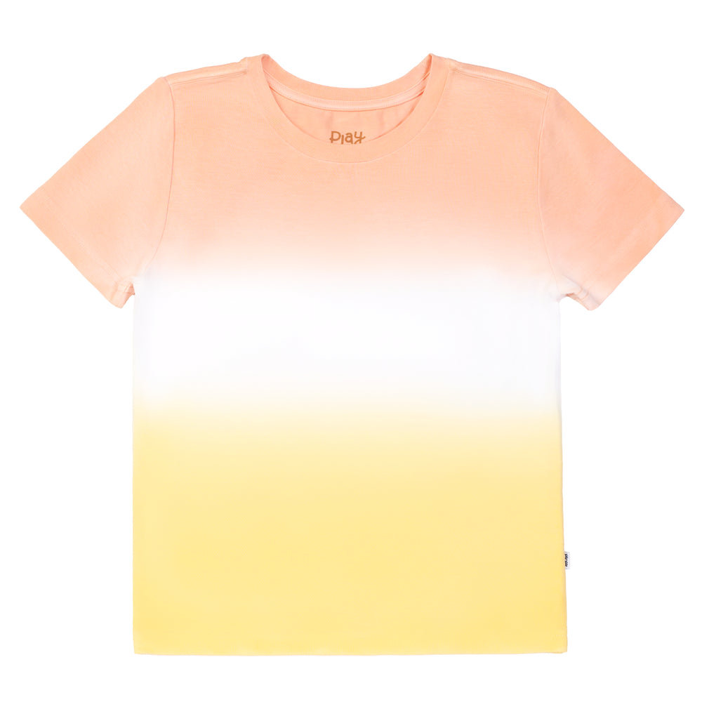 Flat lay image of a Sunny Ombre relaxed tee