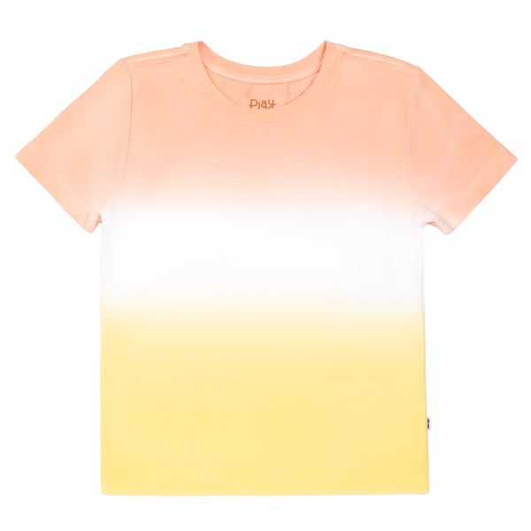 Flat lay image of a Sunny Ombre relaxed tee