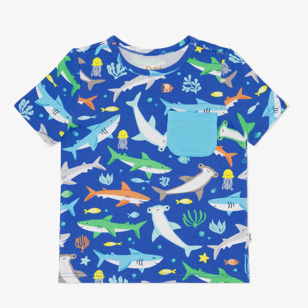 Flat lay image of the Rad Reef Pocket Tee