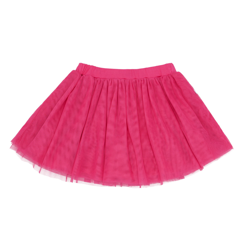 Click to see full screen - Flat lay image of a Pink Punch tutu skirt