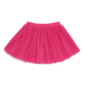 Flat lay image of a Pink Punch tutu skirt