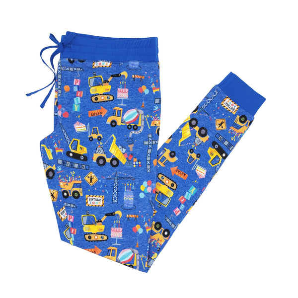 Flat lay Image Of Womens Birthday Builder Pajama Pants