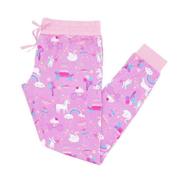 Flat lay image of women's Magical Birthday pj pants