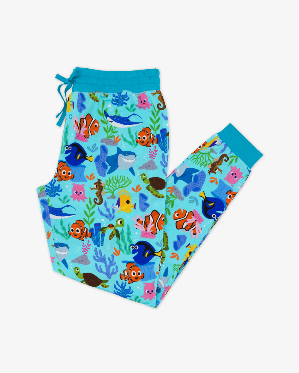 Flat lay of the Disney Nemo's Reef Women's Pajama Pants