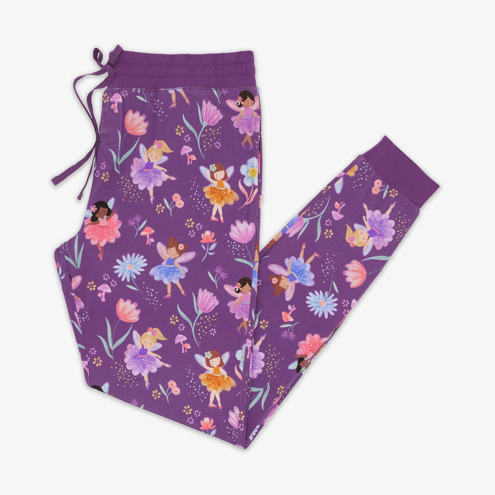 Flat lay image of the Garden Fairies Women's Pajama Pant