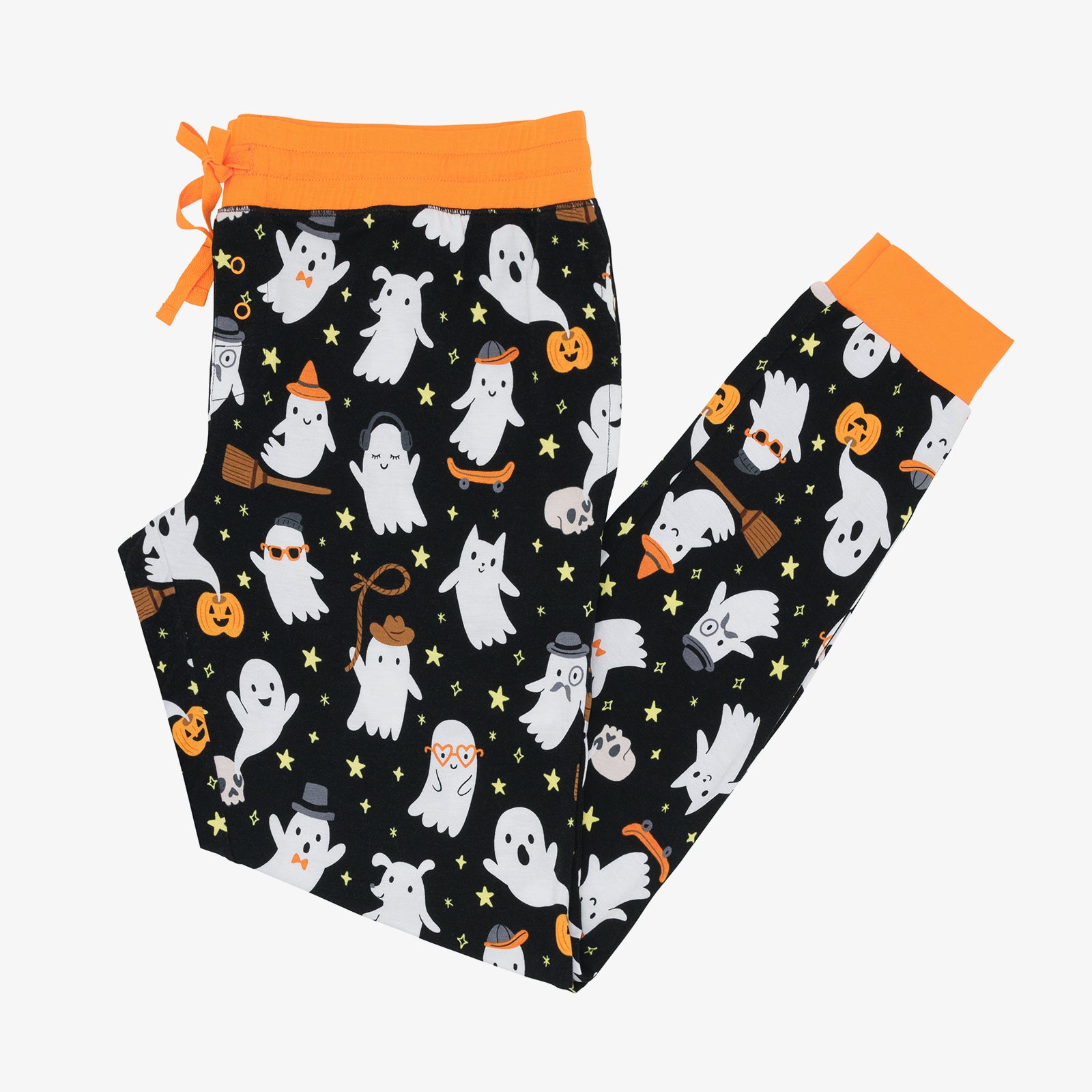 Flat lay image of the Friendly Ghosts Women's Pajama Pants