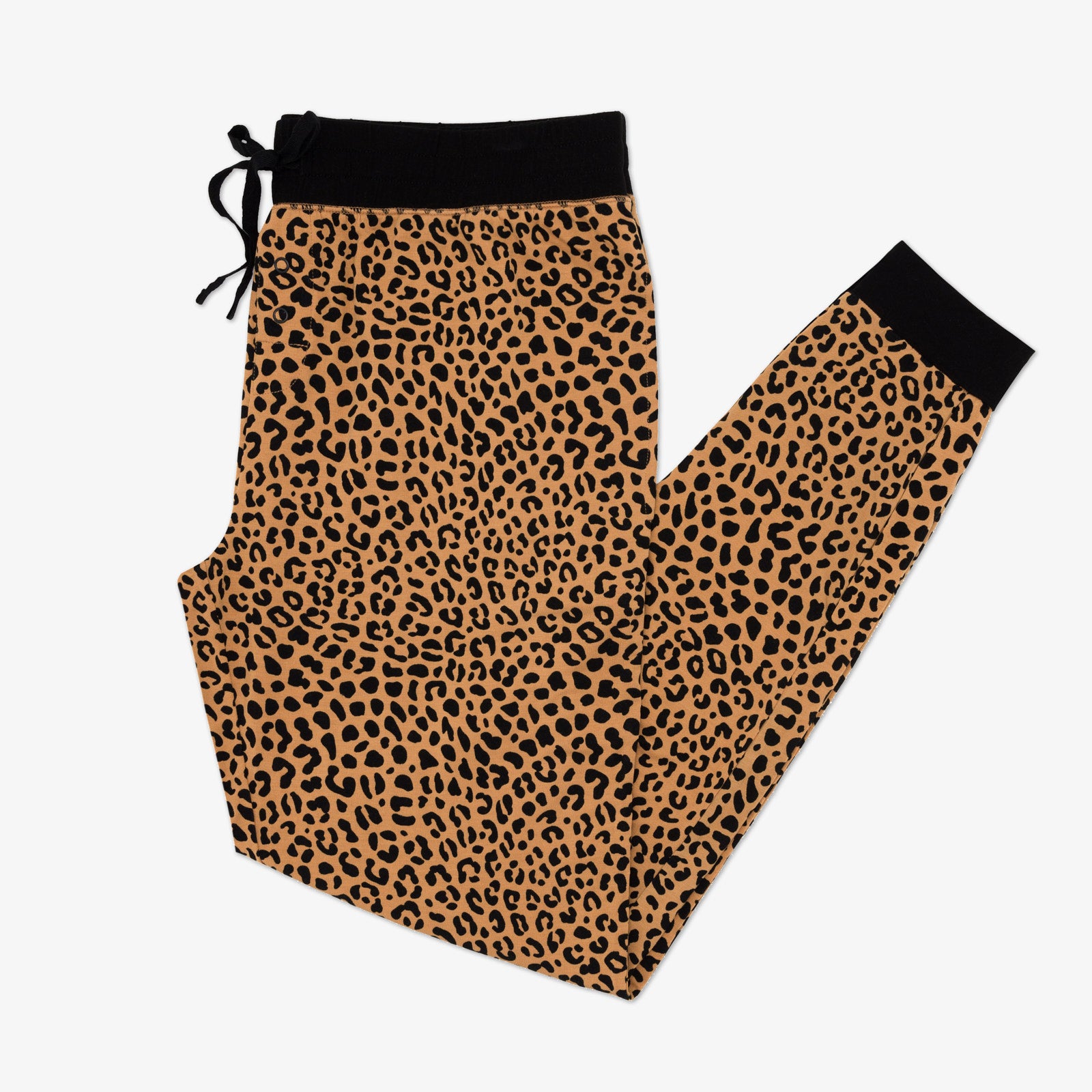 Flat lay image of the Classic Leopard Women's Pajama Pants