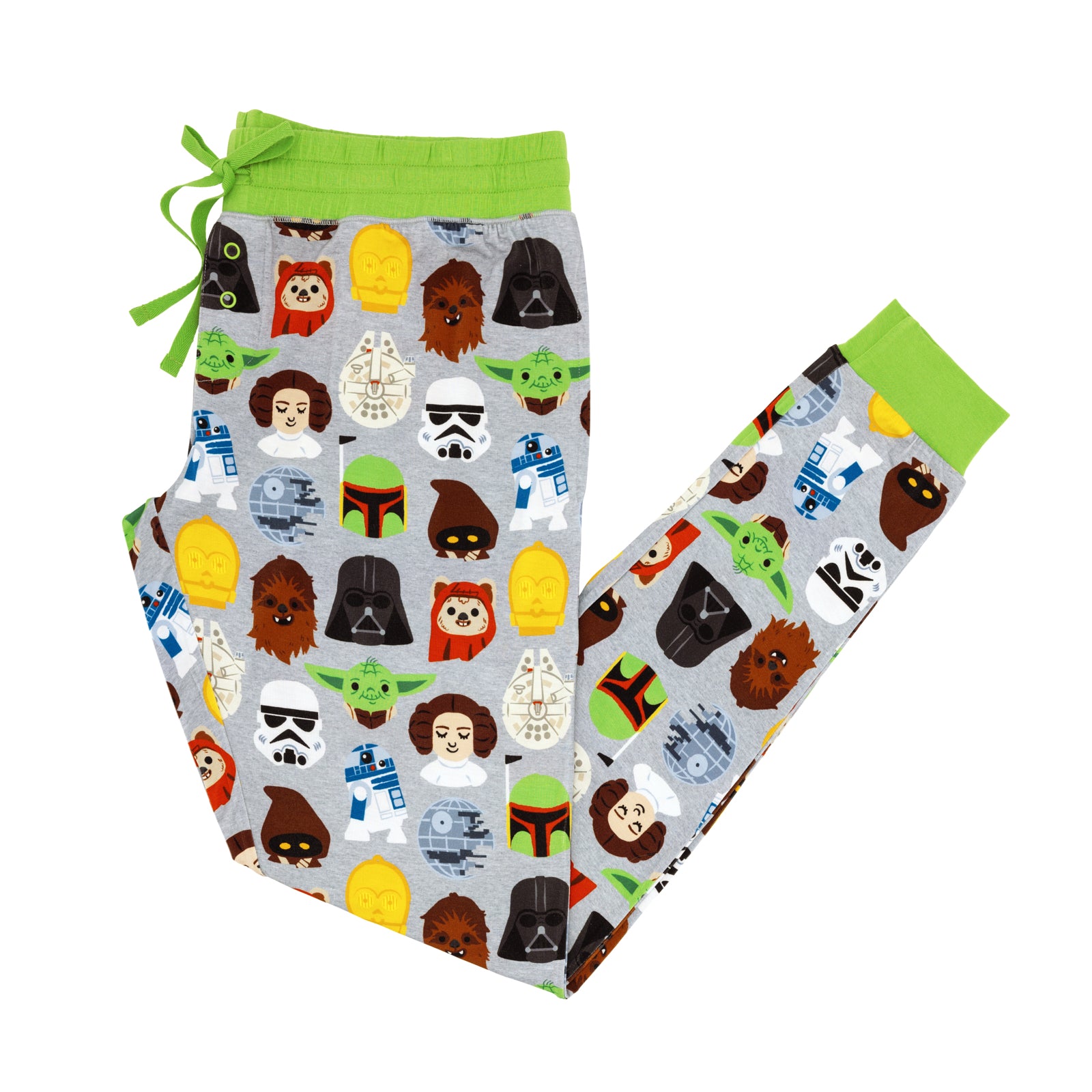 Flat lay image of Legends of the Galaxy women's pajama pants