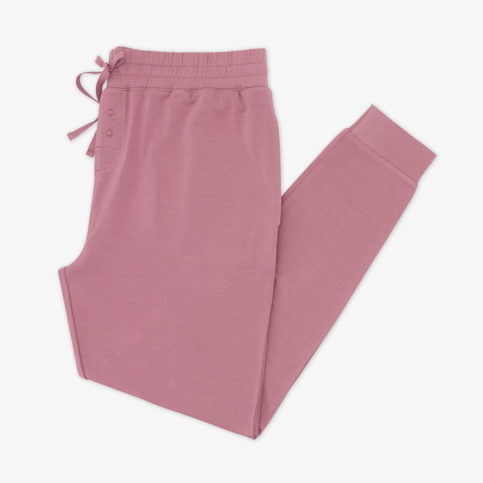 flat lay image of women's Cozy Dusty Plum pants