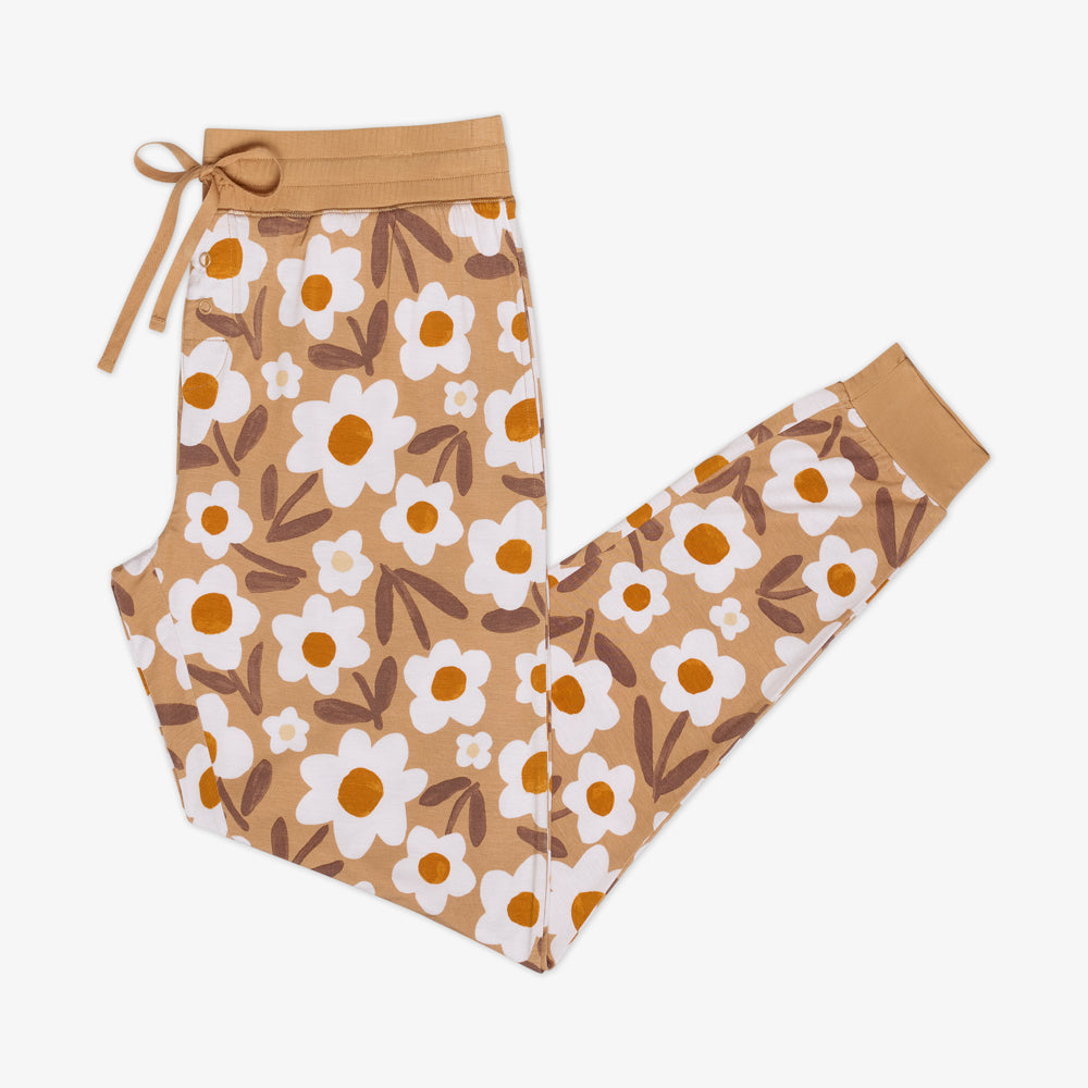 Flat lay image of women's Daisy Daydream pajama pants