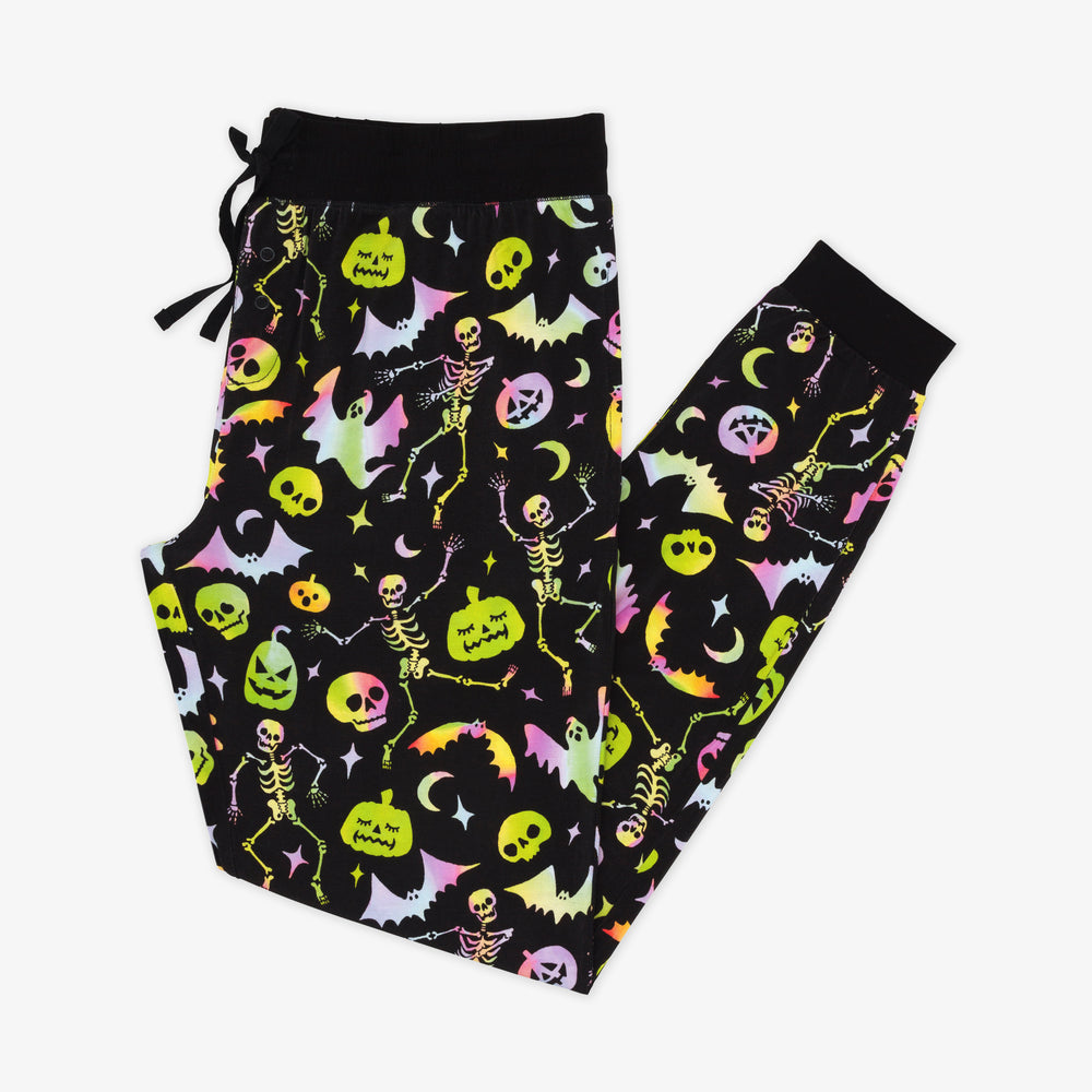 flat lay image of Cool Ghouls women's pj pants