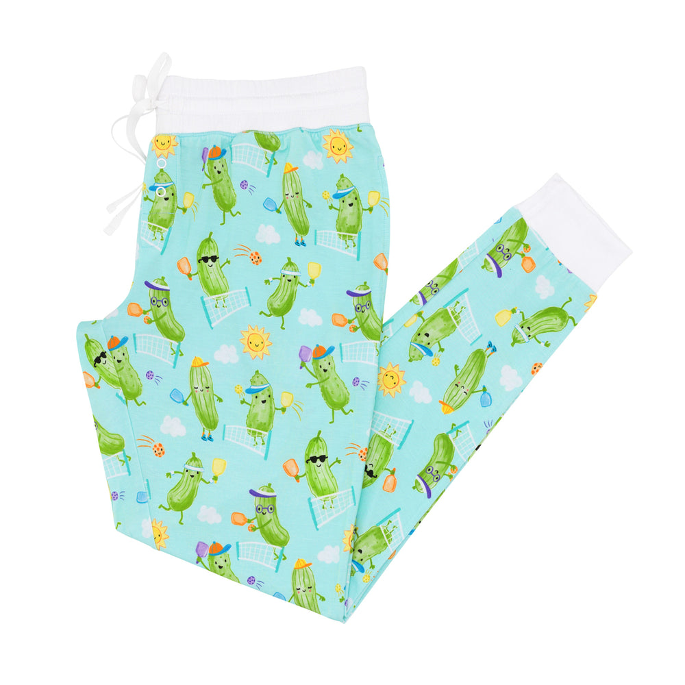 Flat lay image of the Pickle Power Women's Pajama Pants