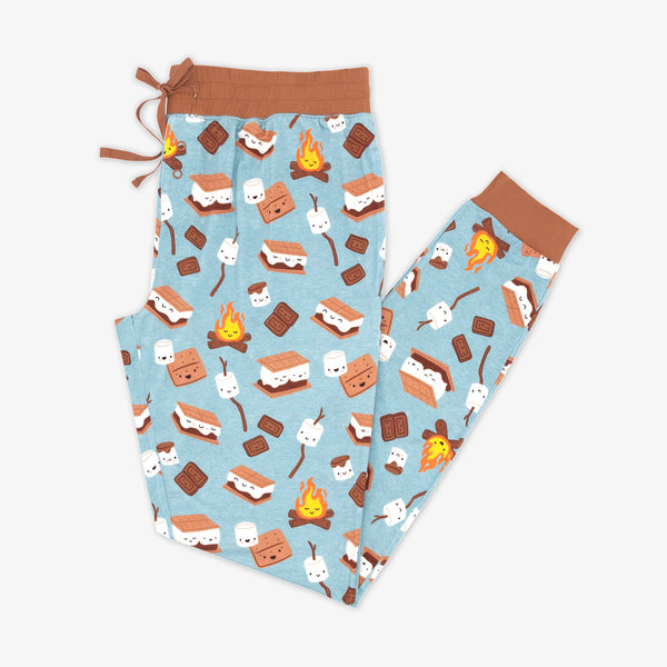 Flat lay image of S'mores Galore women's pj pants