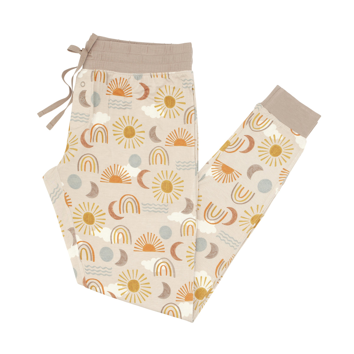 Flat lay image of women's Desert Sunrise pajama pants