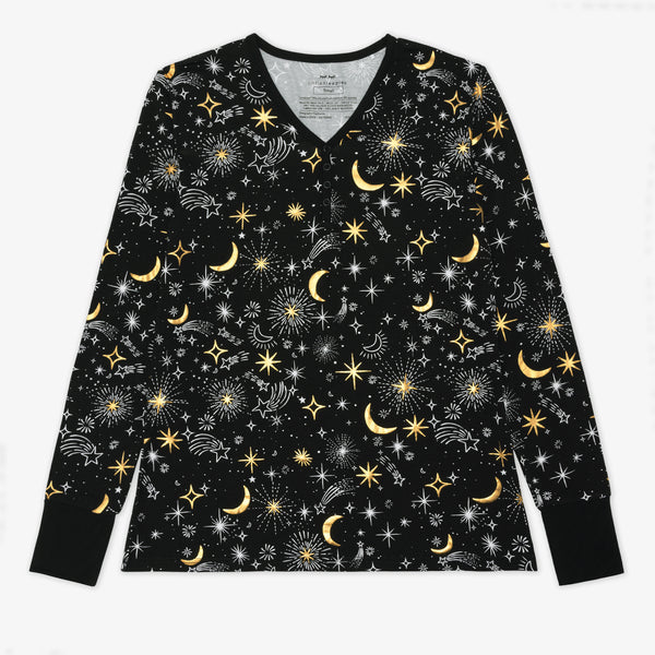 Flat lay image of a Celebration Stars women's pj top