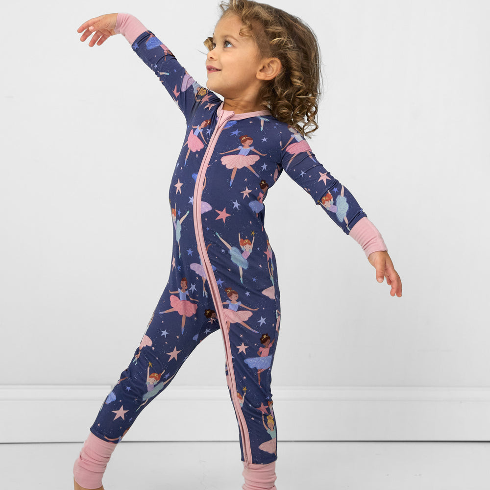 Image of a child posing wearing a Twilight Ballet zippy