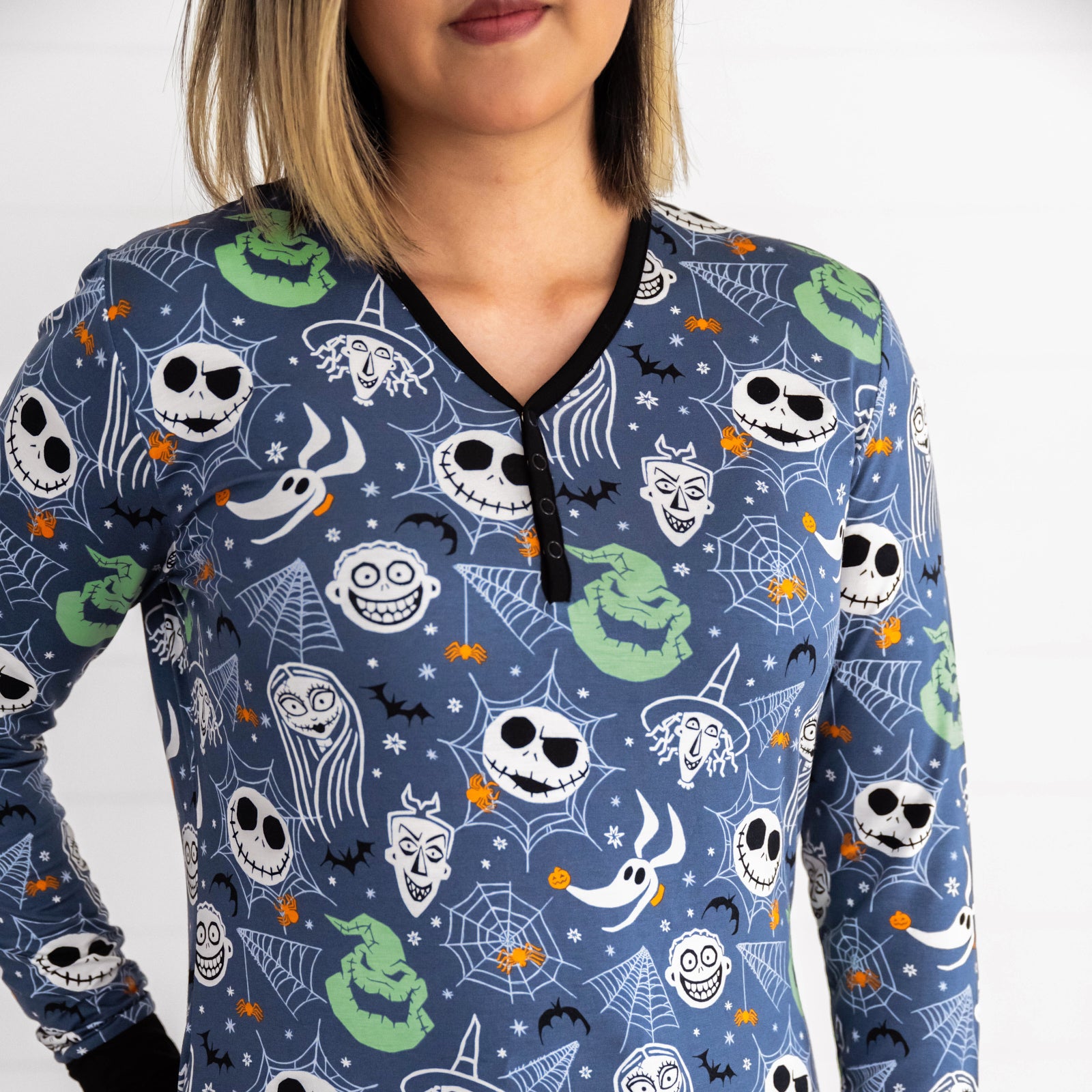 Close up image of the Disney Jack & Crew Women's Pajama Top