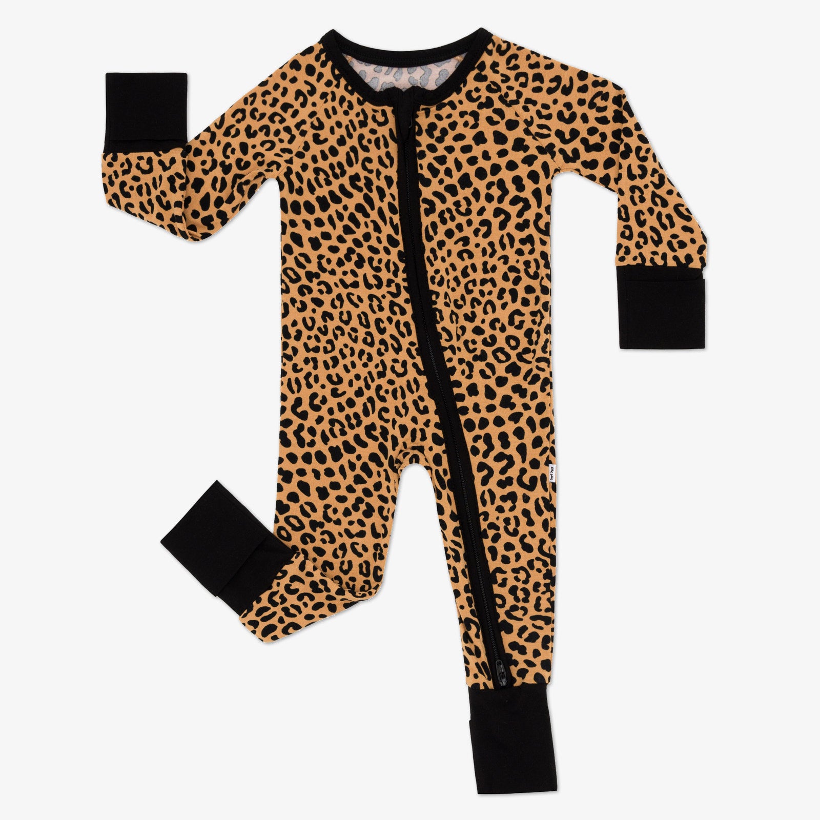 Flat lay image of the Classic Leopard Zippy