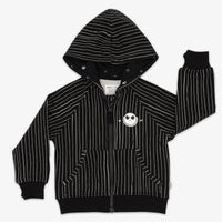 flat image of the Jack Skellington hoodie