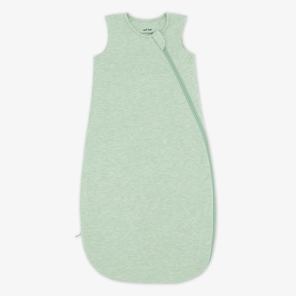 Flat lay image of a Heather Sage Sleepy Bag