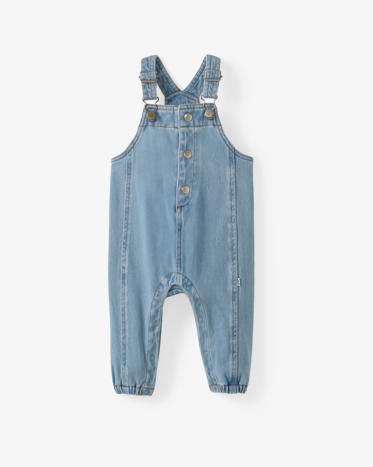 Flat lay of the Light Blue Denim Overall