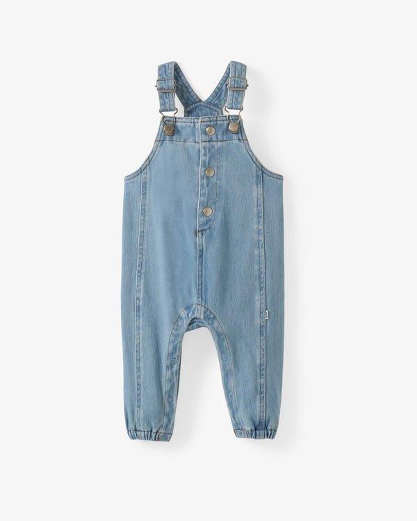 Flat lay of the Light Blue Denim Overall