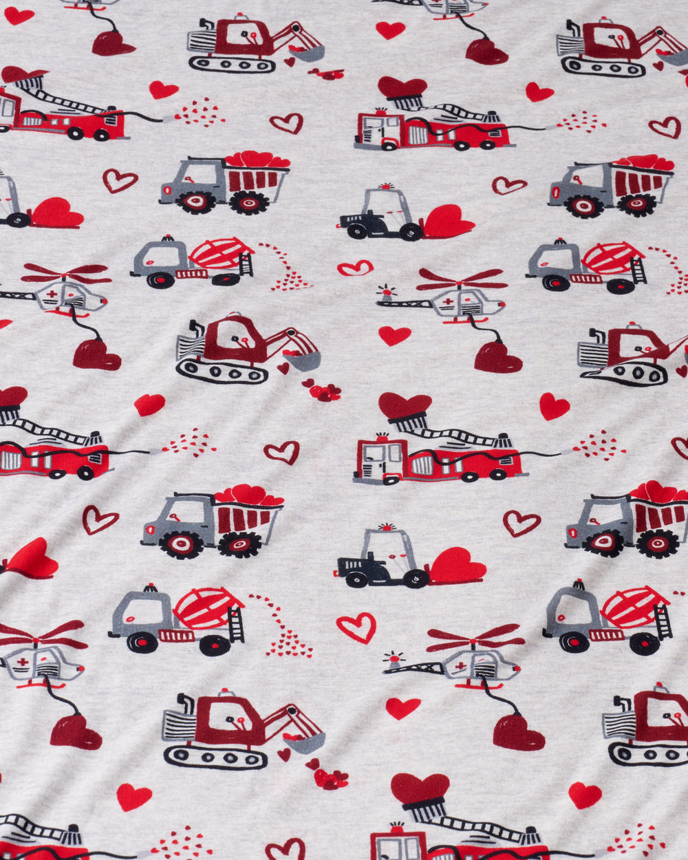 Close up of the Loads of Love Large Cloud Blanket® printed side