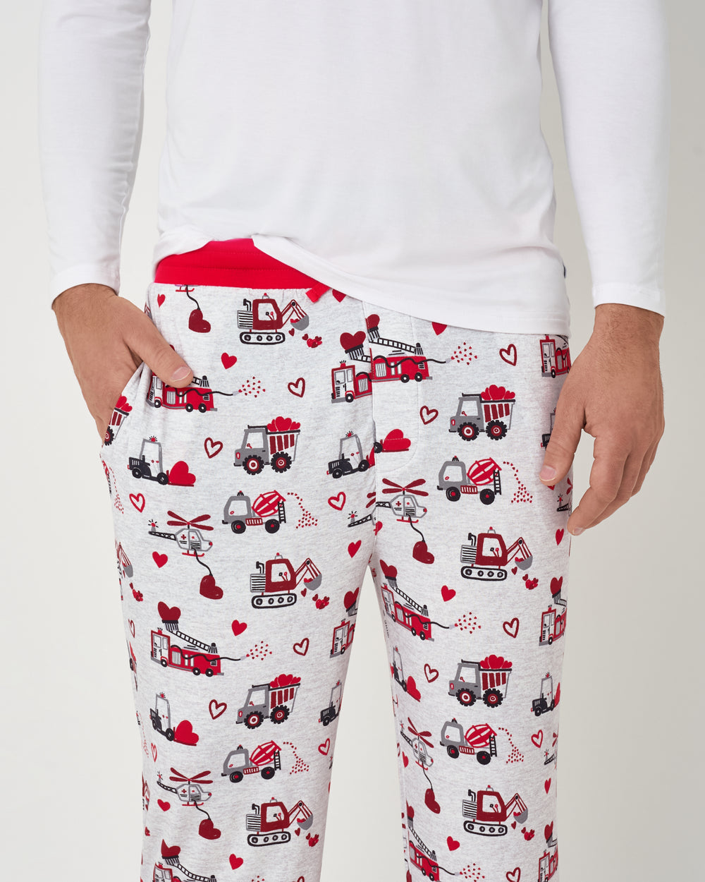 Close up of the pocket detail on the Loads of Love Men's Pajama Pants
