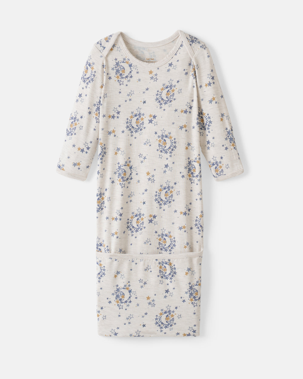 Flat lay of the Lullaby Sky Infant Gown