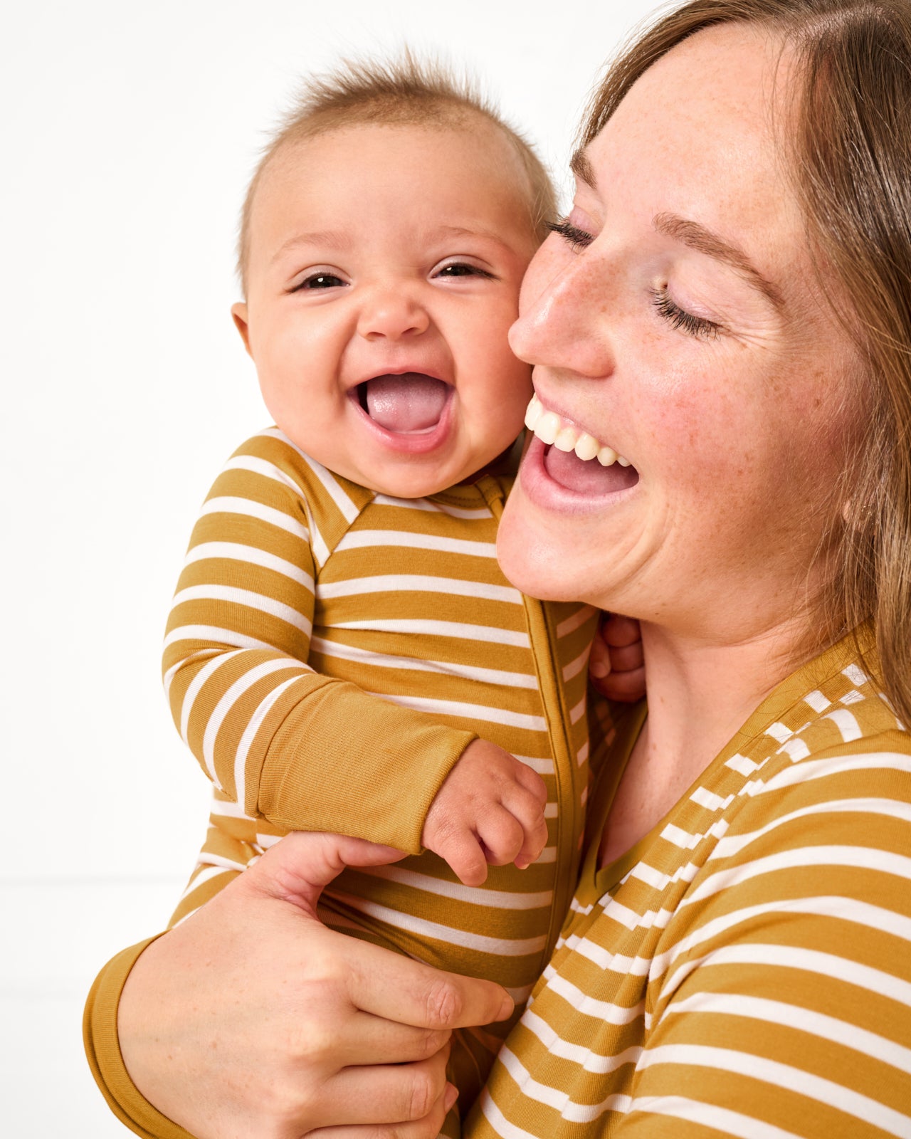 Marigold Stripe Zippy | Little Sleepies