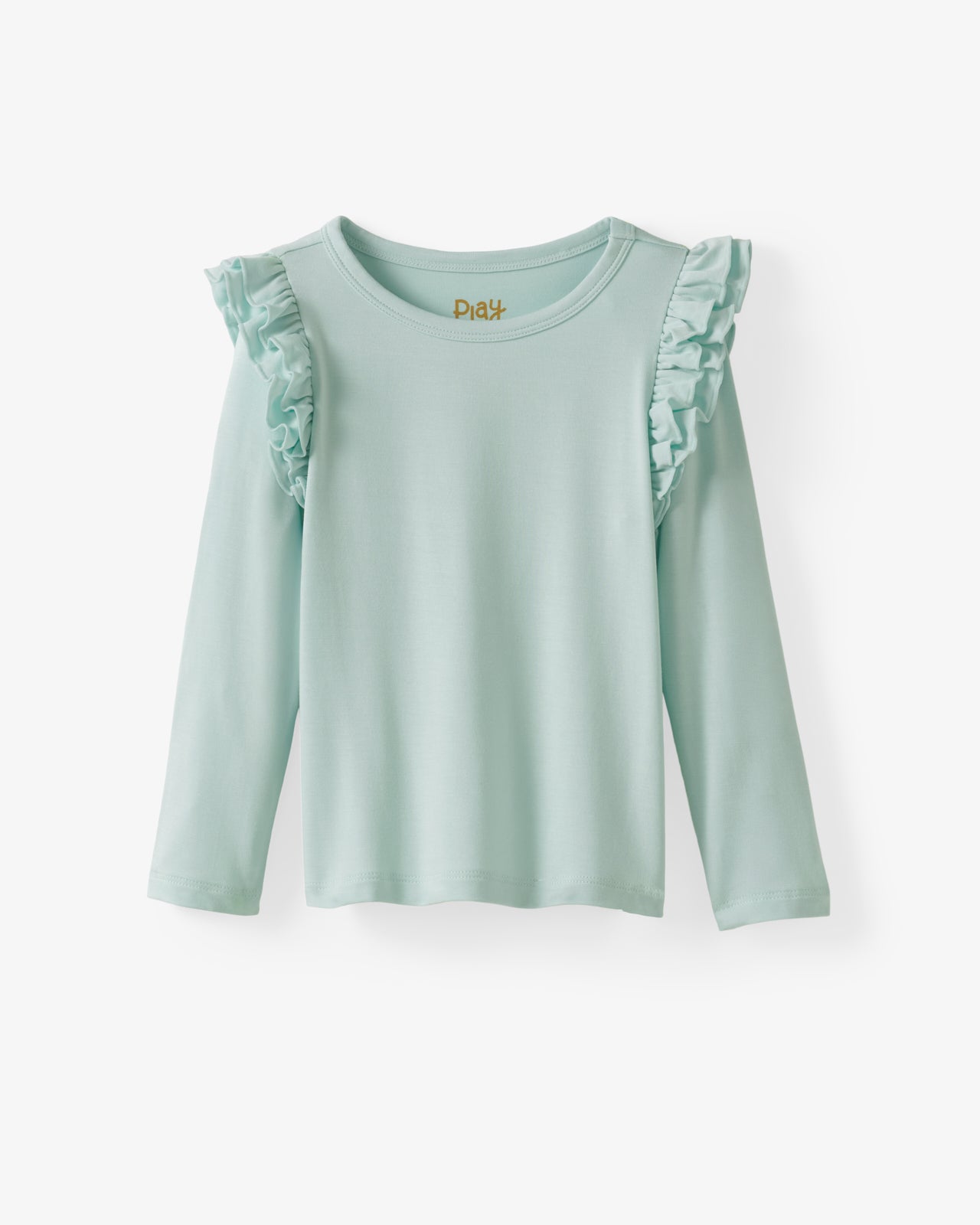 Flat lay of the Mint Mist Flutter Tee