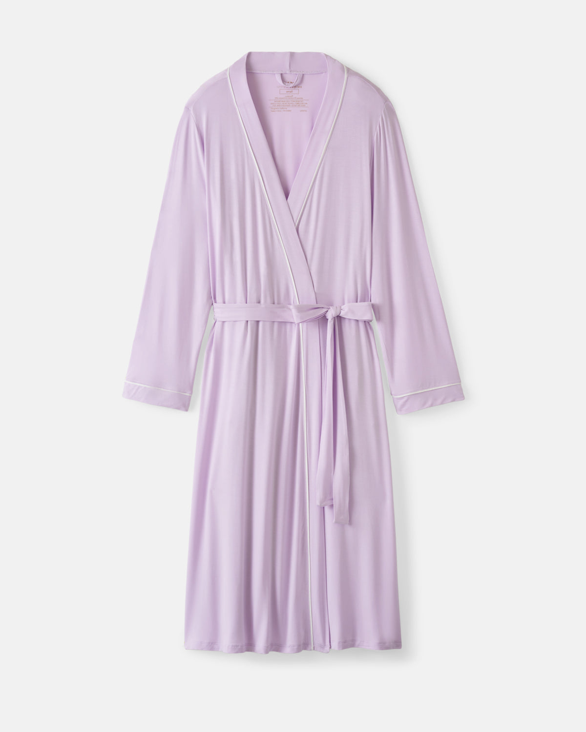 Flat lay of the Misty Lavender Women's Robe