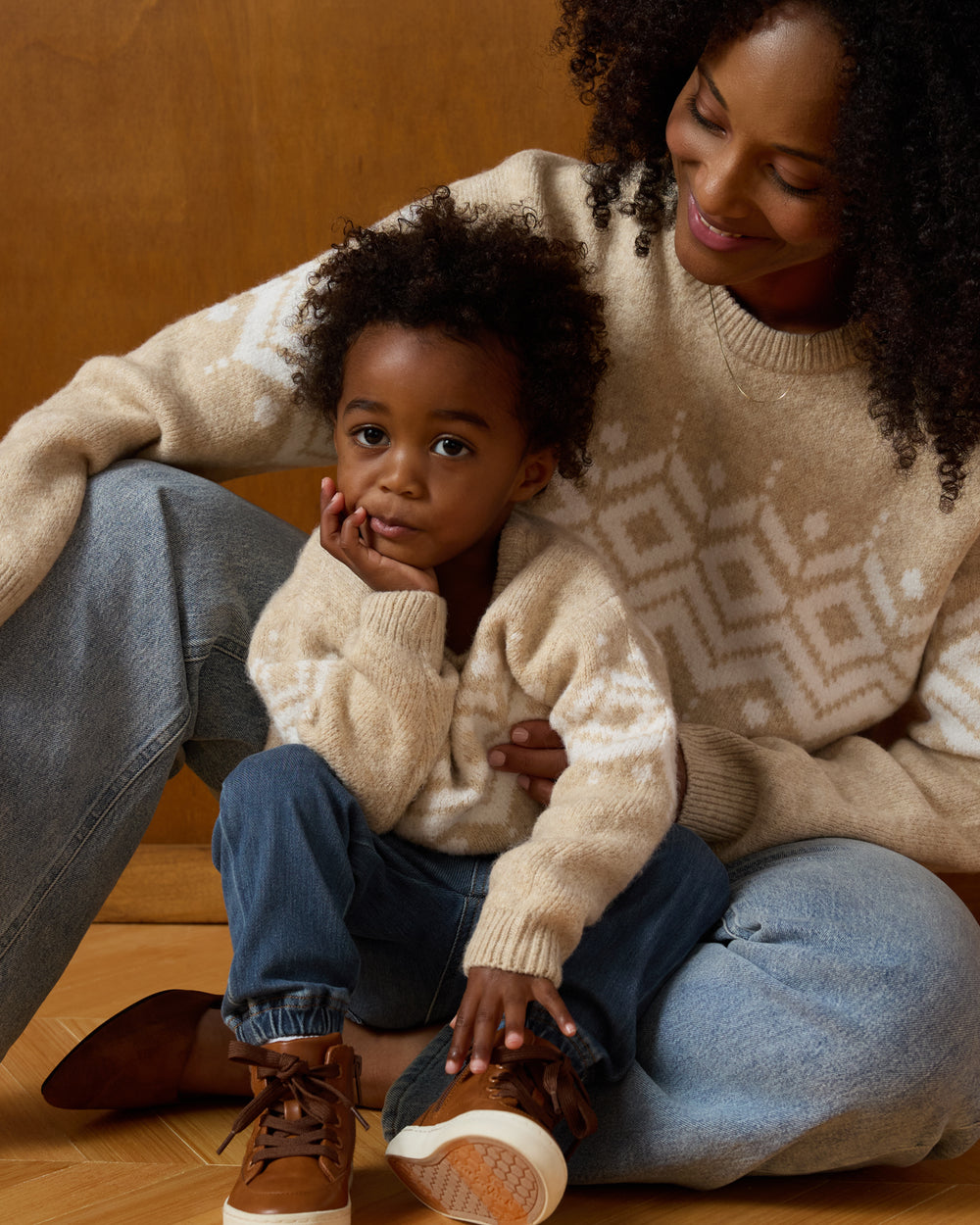 Neutral Fair Isle Sweater
