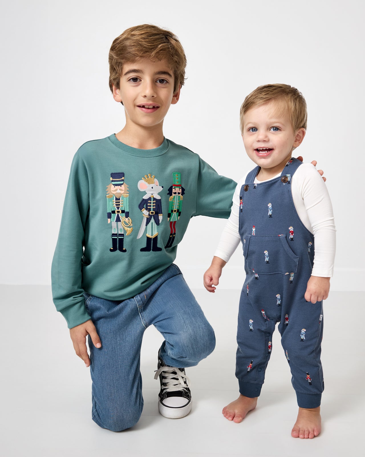 Two boys wearing Nutcracker Play styles