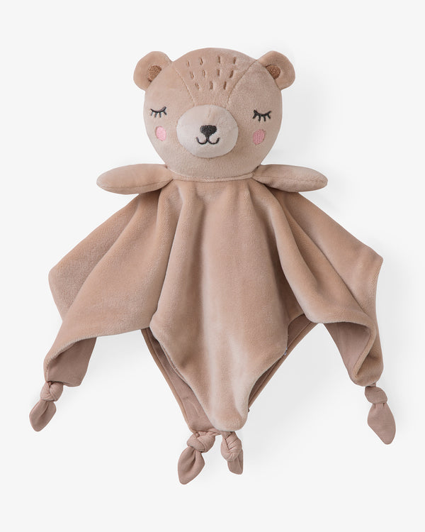 Flat lay of the Bear Sleepyhead Lovey