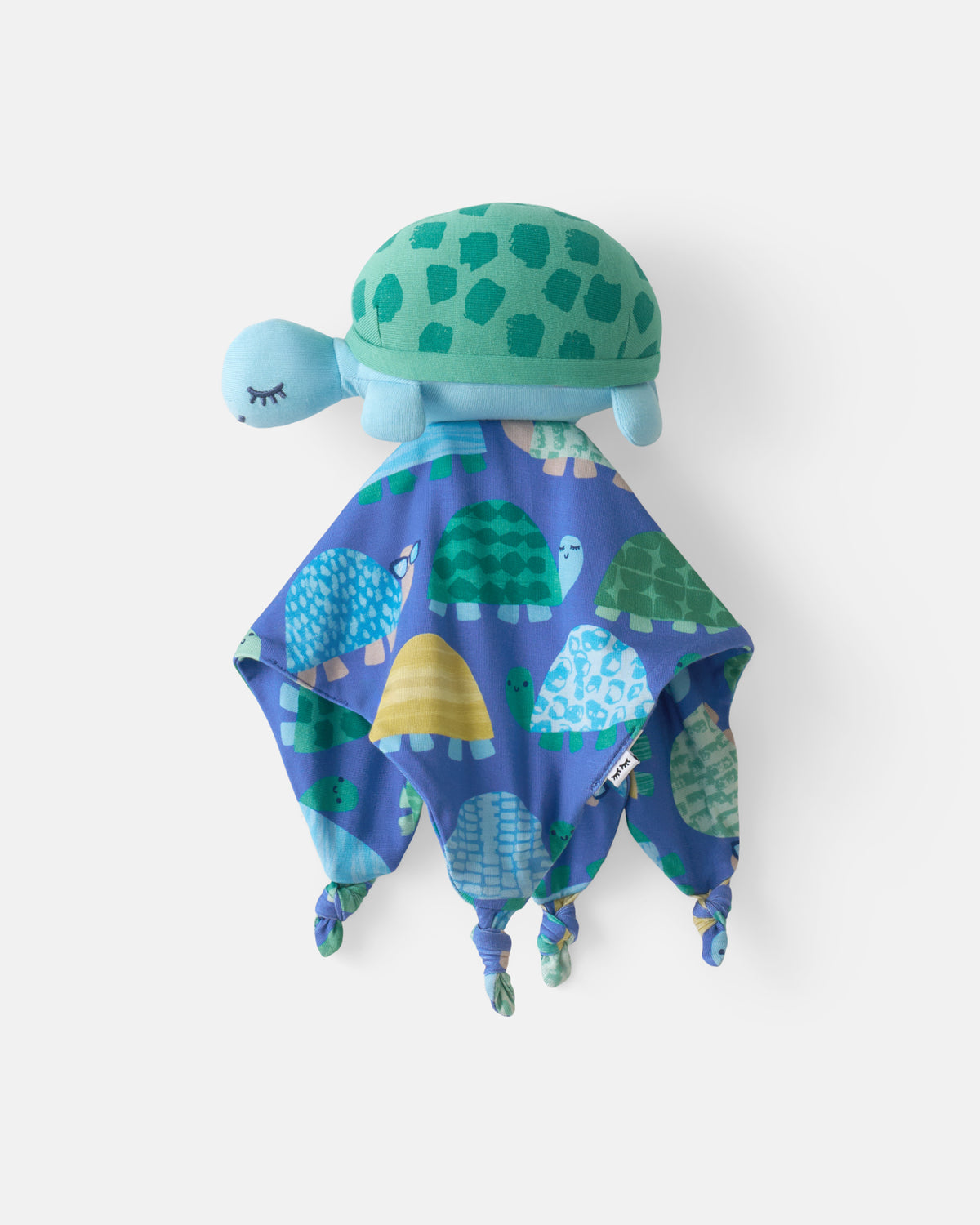 Flat lay of the Ty the Turtle Sleepyhead Lovey