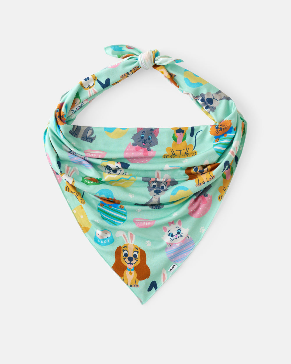 Flat lay of the Disney Peekaboo Pets Pet Bandana