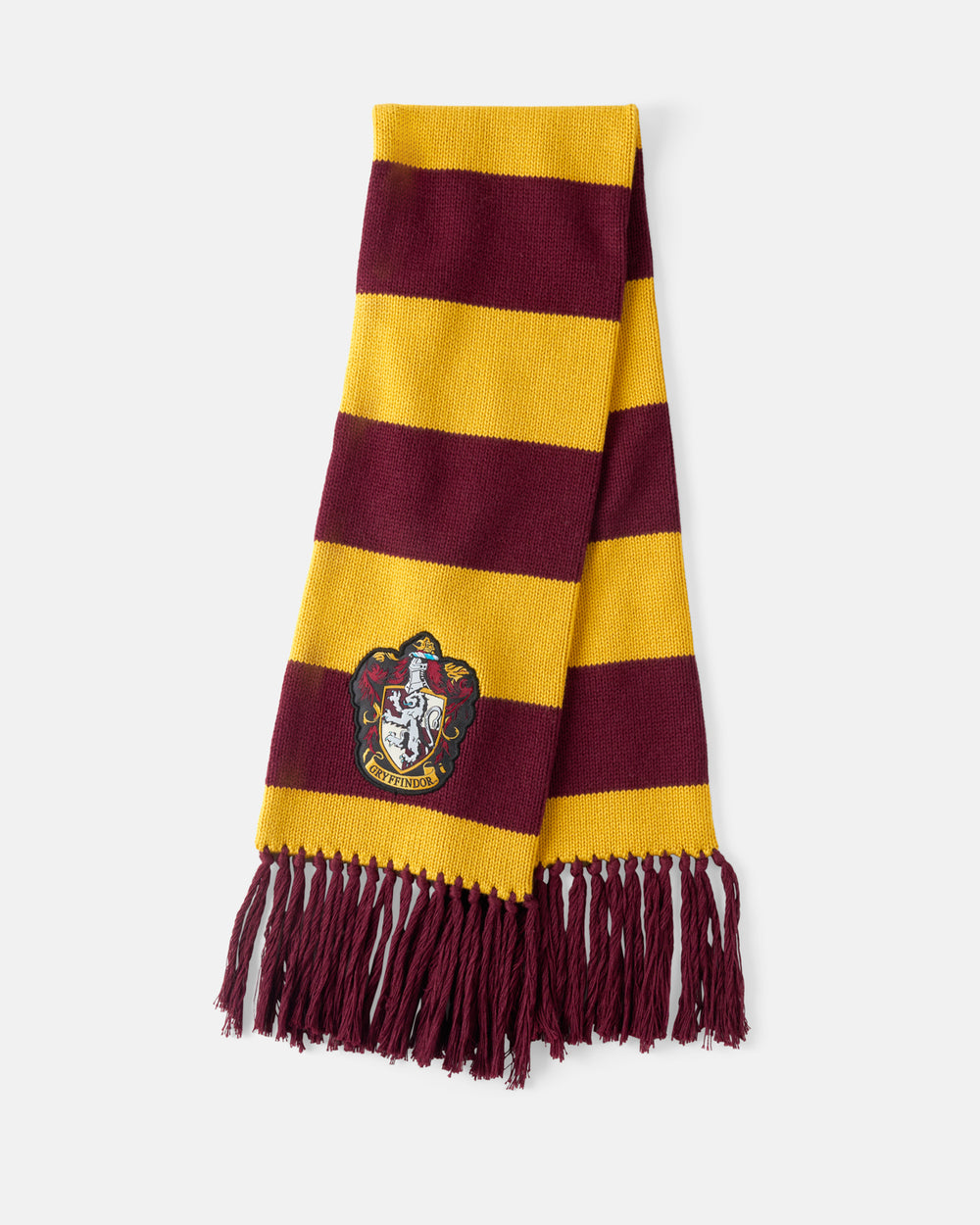 Alternate flat lay of the Harry Potter™  Gryffindor Scarf