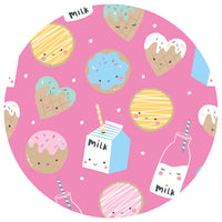 Pink Cookies & Milk Two-Piece Pajama Set