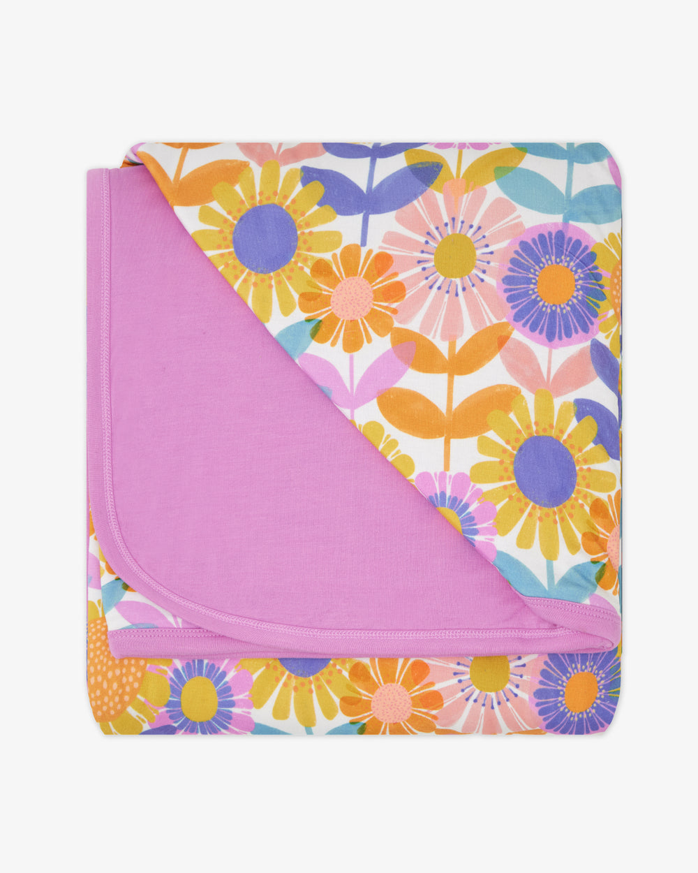 Flat lay of the Petal Power Large Cloud Blanket®