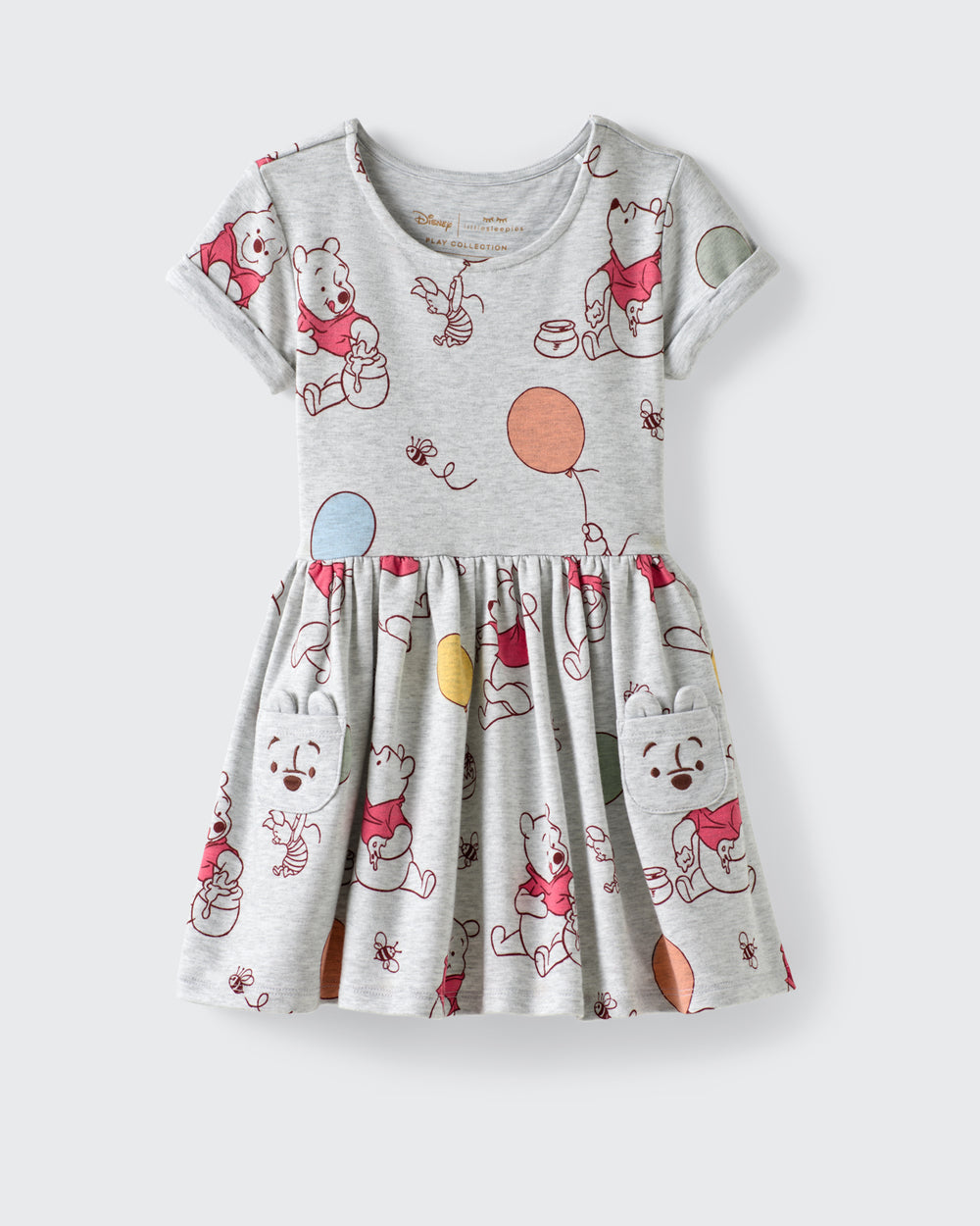 Flat lay of the Disney Up, Up and Away Patch Pocket Dress