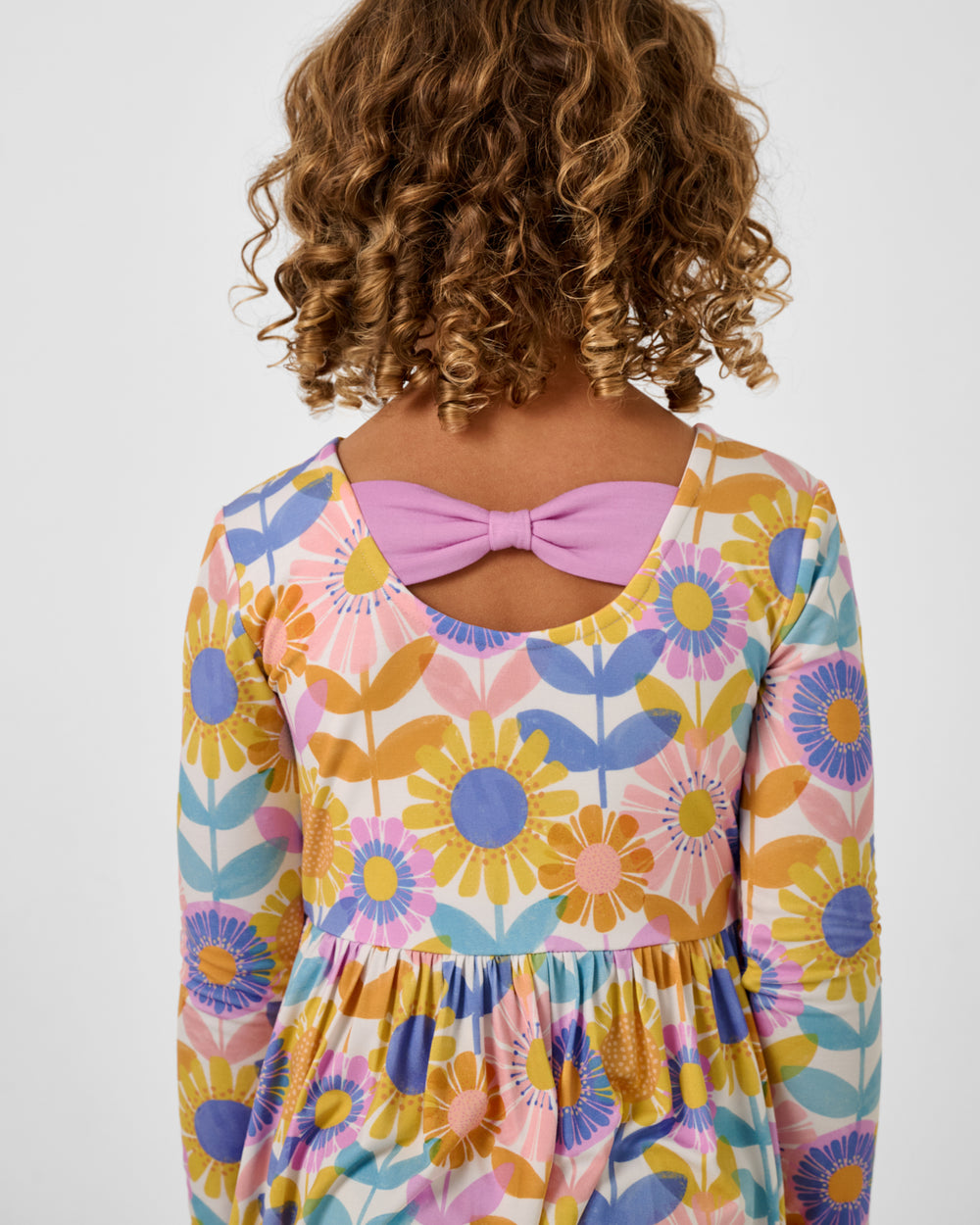 Petal Power Bow Back Skater Dress