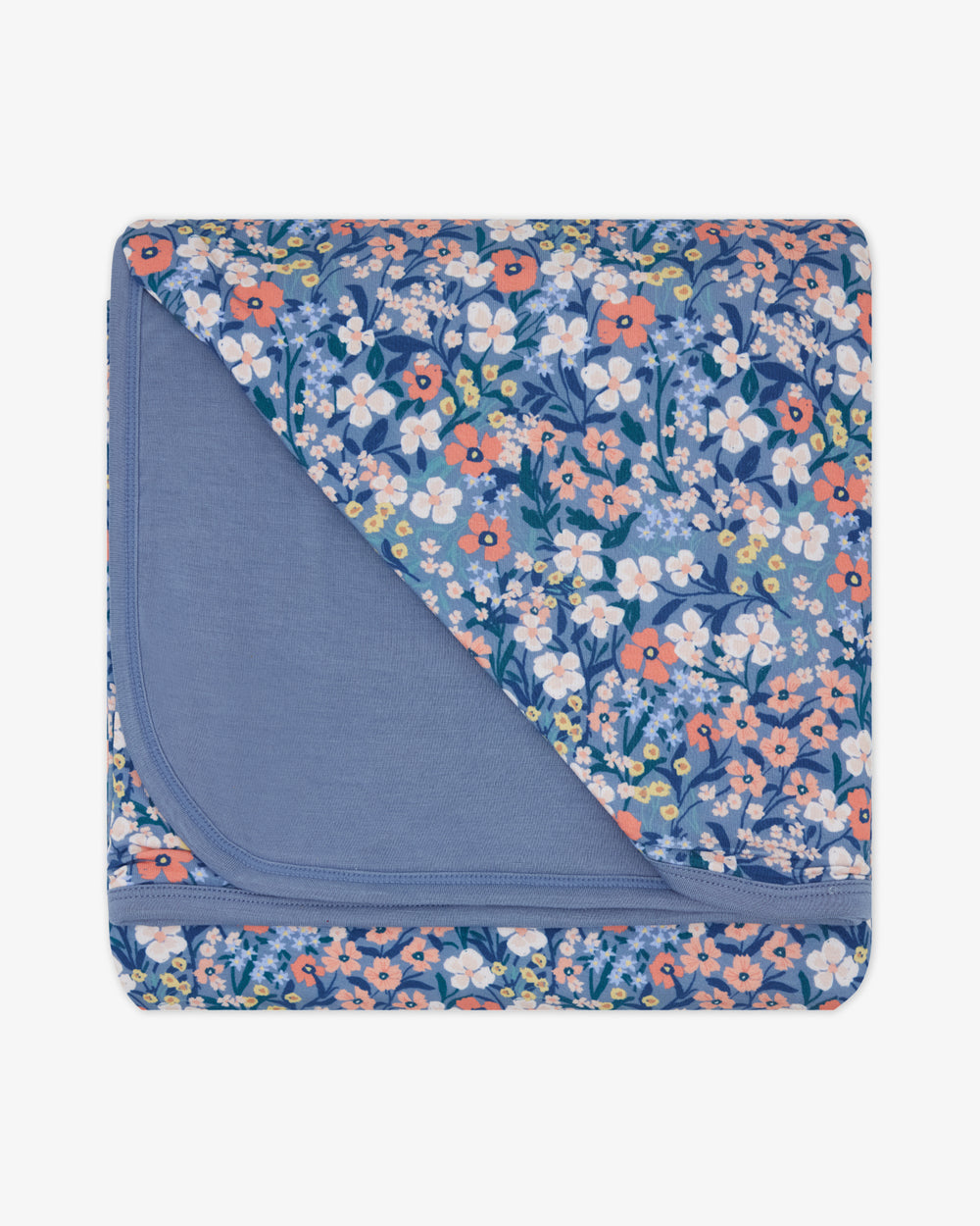 Flat lay of the Petite Petals Large Cloud Blanket®
