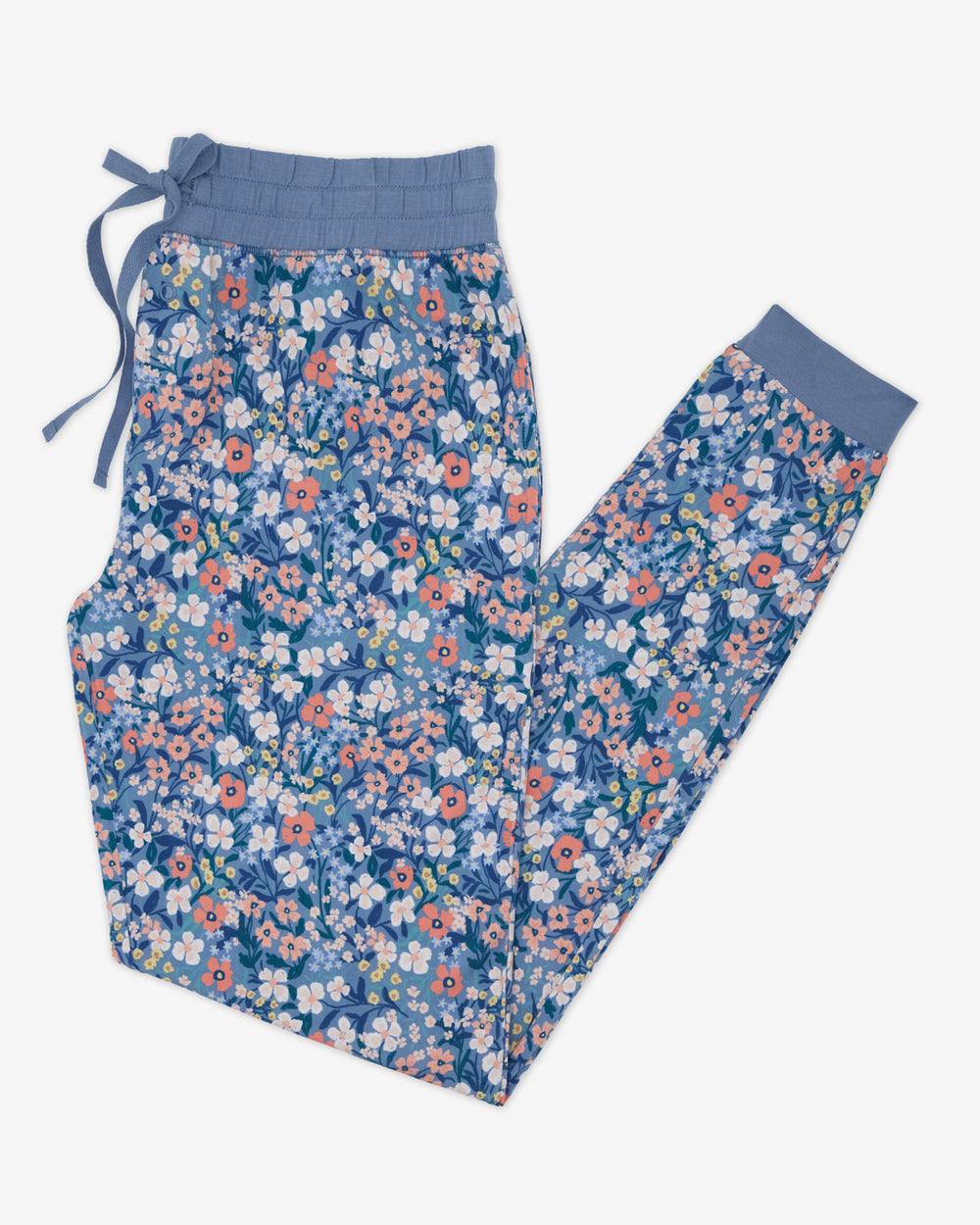 Flat lay of the Petite Petals Women's Pajama Pants