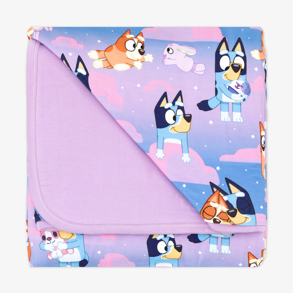 Bluey Purple Sleepytime Large Cloud Blanket¨