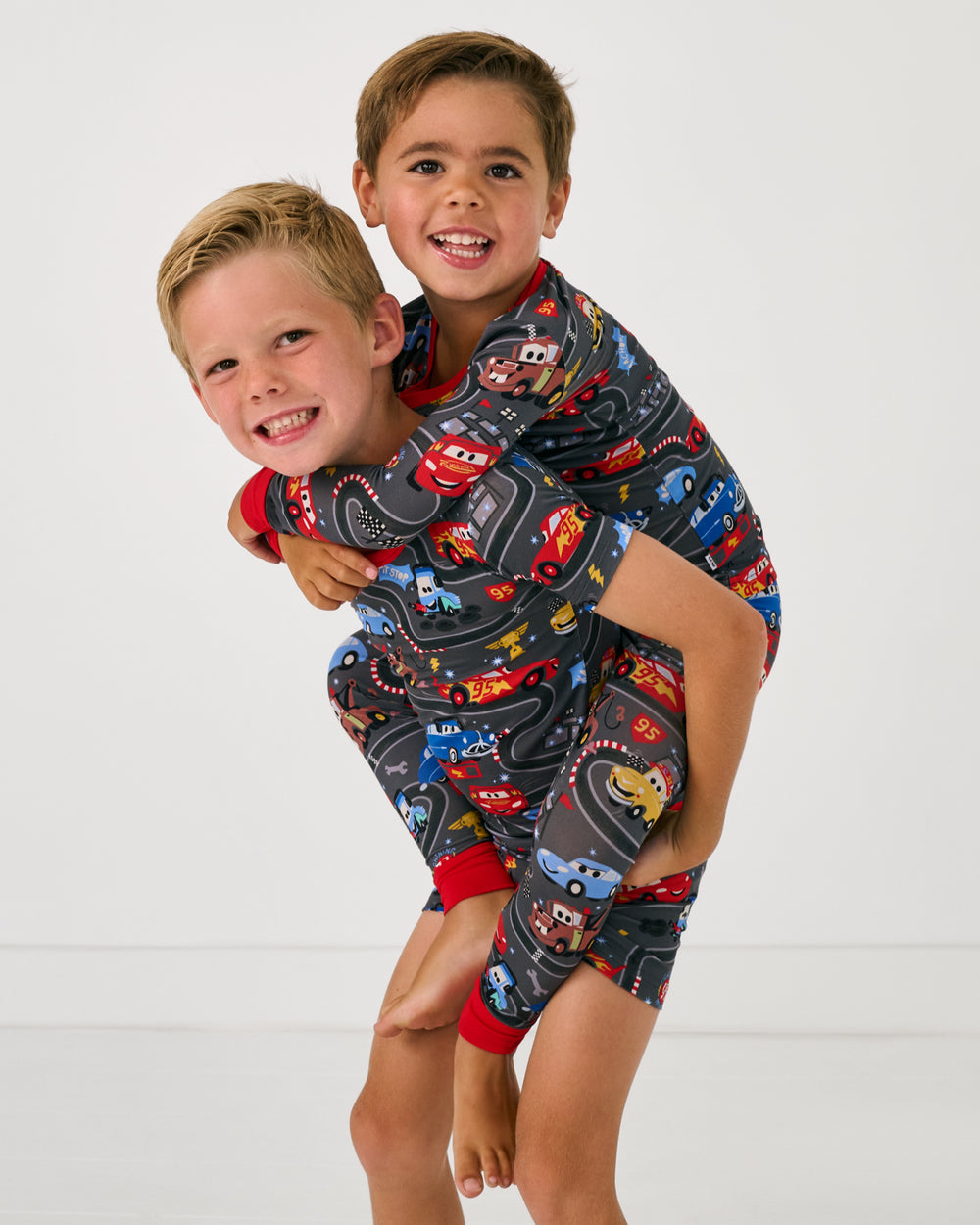 Disney & Pixar Piston Cup Two-Piece Short Sleeve & Shorts Pajama Set
