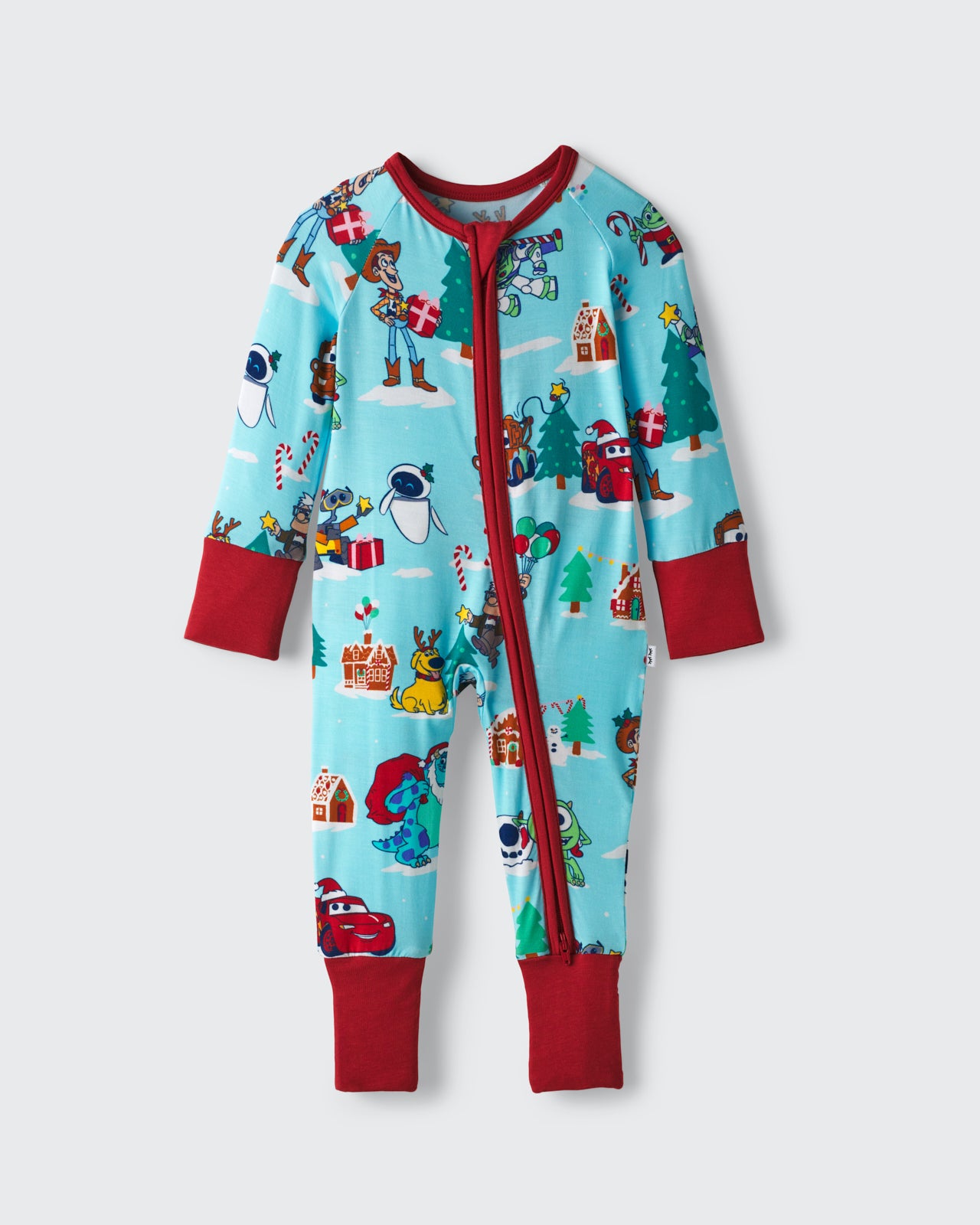 Flat lay of the Disney & Pixar Christmas Village Zippy