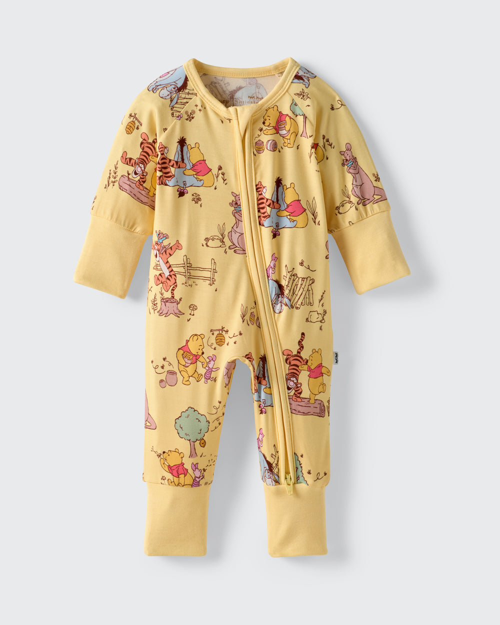 Flay lay of the Disney Playtime With Pooh Zippy