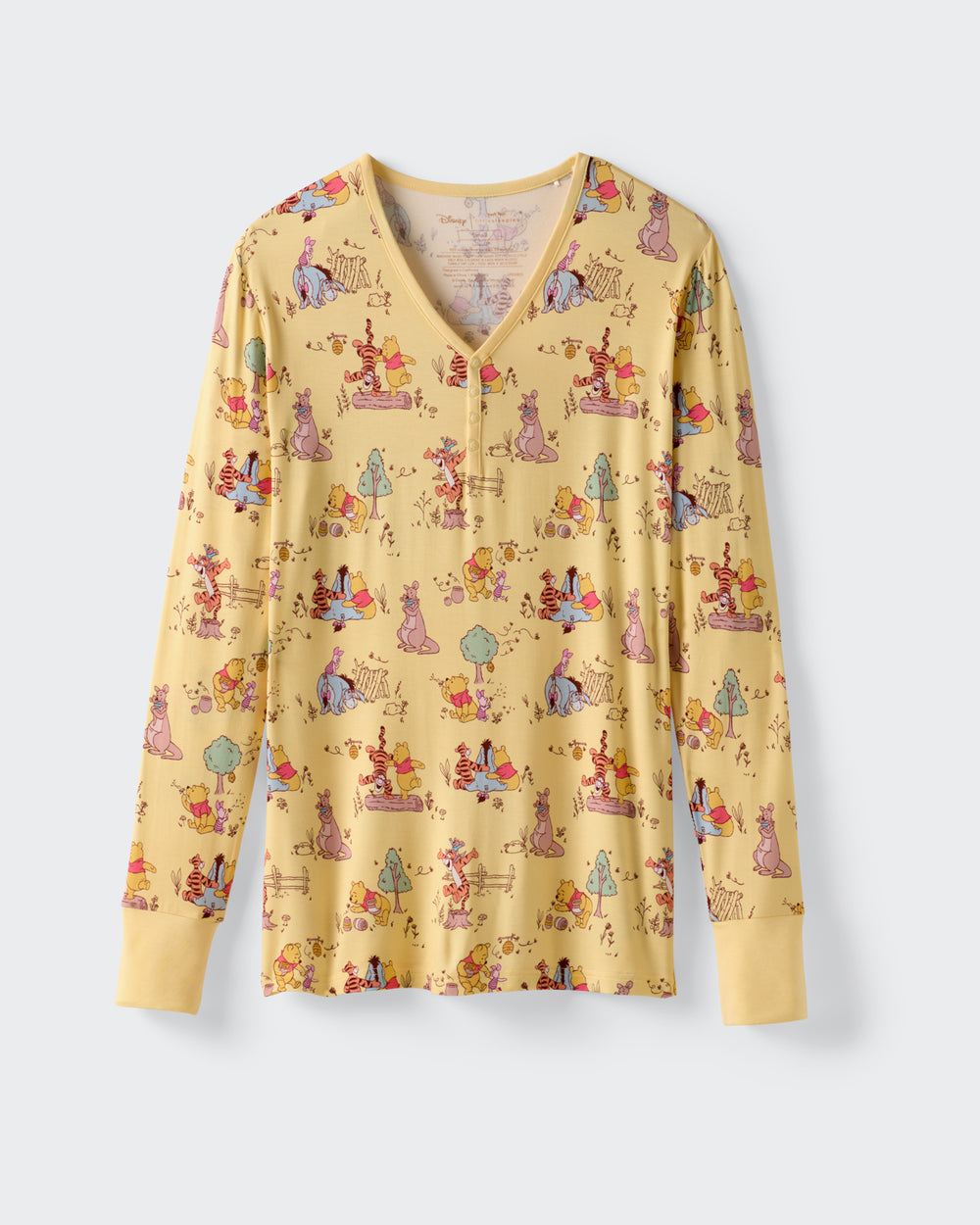 Flat lay of the Disney Playtime With Pooh Women's Pajama Top