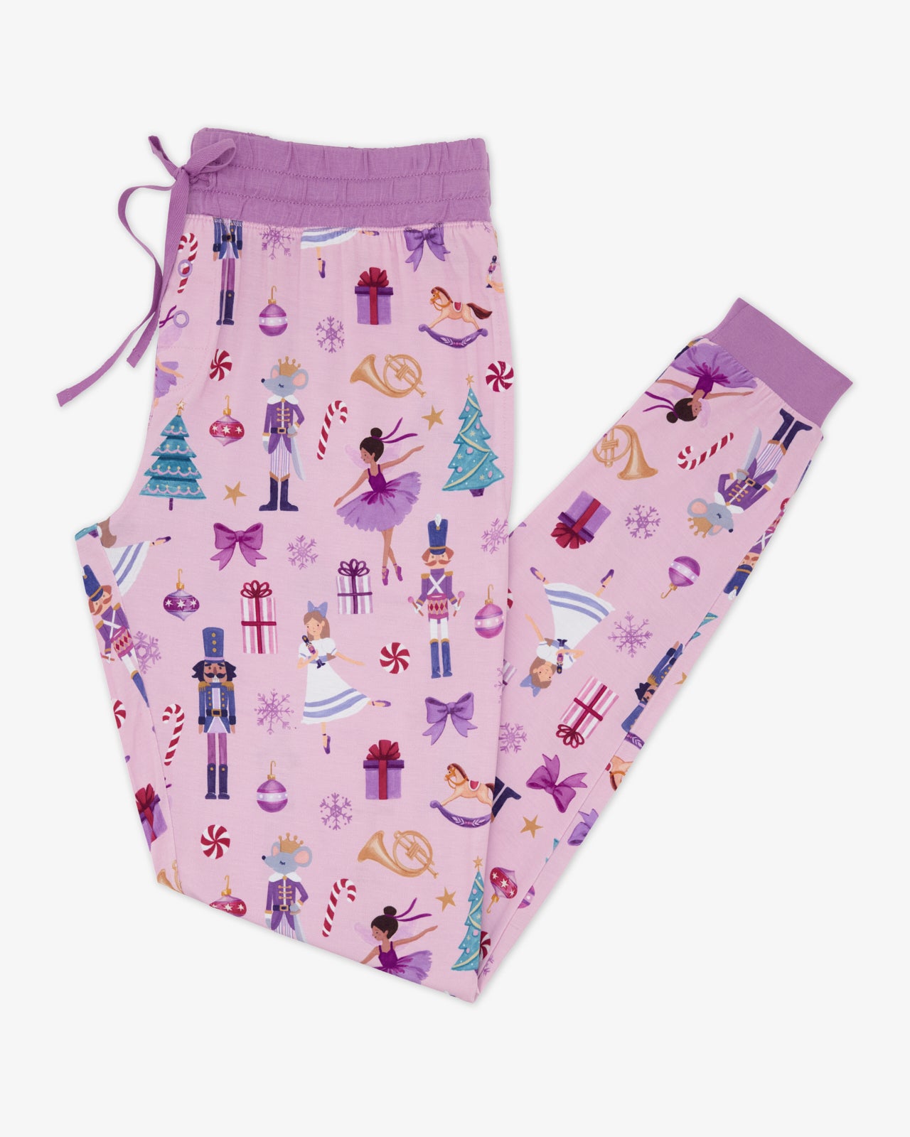 Flat lay of the Nutcracker Ballet Women's Pajama Pants